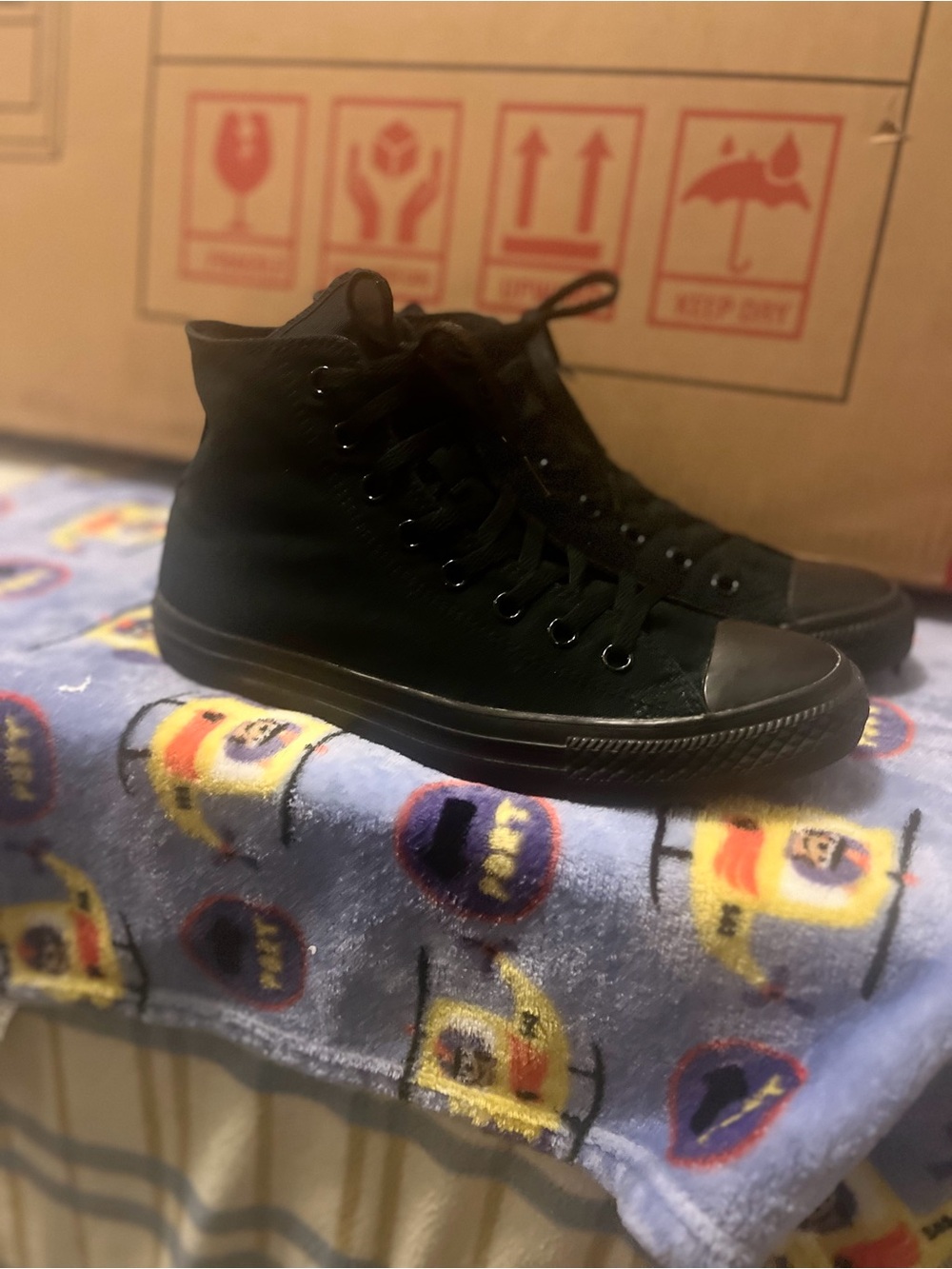 Converse Black High-Top Canvas Sneakers